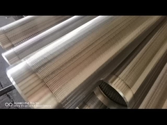 Johnson-Schirm mit geschweißtem Ringende