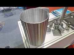 Wickeldrahtschirm 304 Edelstahl Filterdüsen OD 53mm