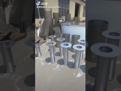 SS304 Keildrahtschirm Trommel Kostenlose Probe