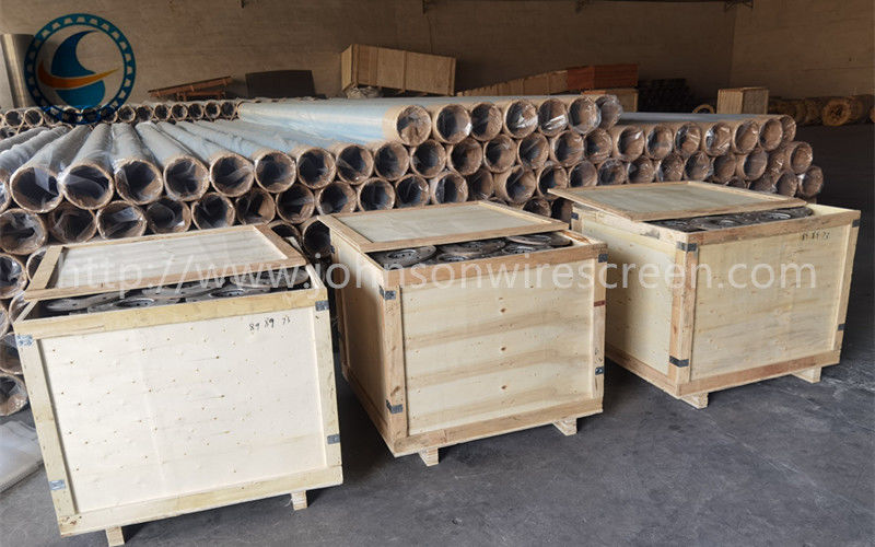 Nicht verstopfendes Filter aus Keildraht SS304 für drehende Feinrastenfilter