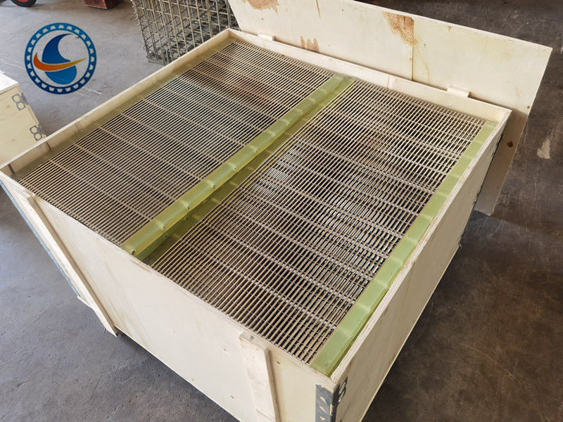 Edelstahl 304 Schlitz 1,7 mm Keildraht-Bildschirm für die Lebensmittelfiltration