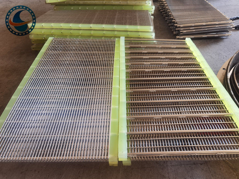 Edelstahl 304 Schlitz 1,7 mm Keildraht-Bildschirm für die Lebensmittelfiltration