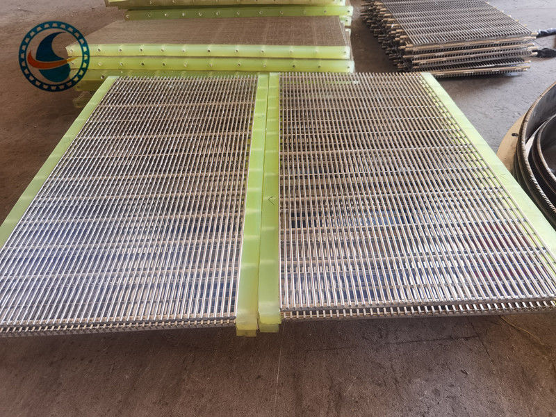 Edelstahl 304 Schlitz 1,7 mm Keildraht-Bildschirm für die Lebensmittelfiltration