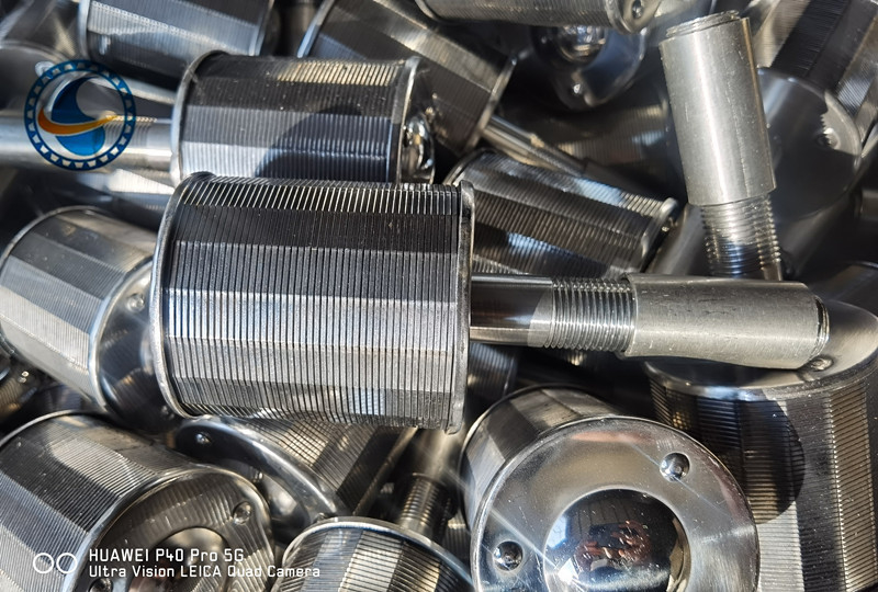 SS316L OD 70mm Keildraht-Bildschirmdüsen für Harzfilter