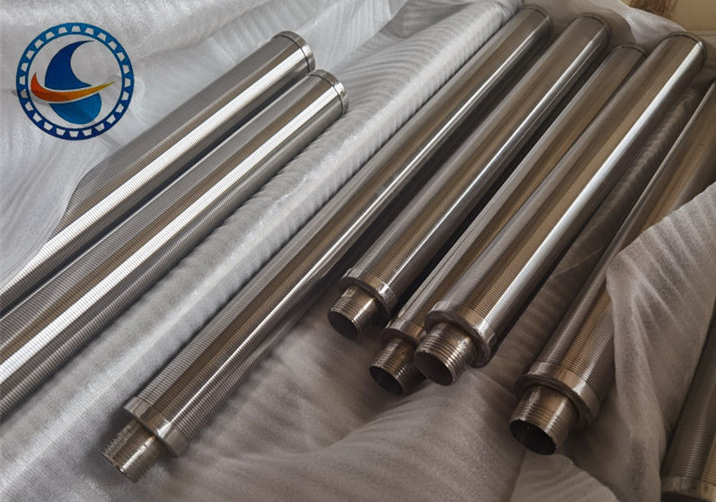 SS304 Vee-förmige Profildraht-Wiegel-Drahtfilterrohr