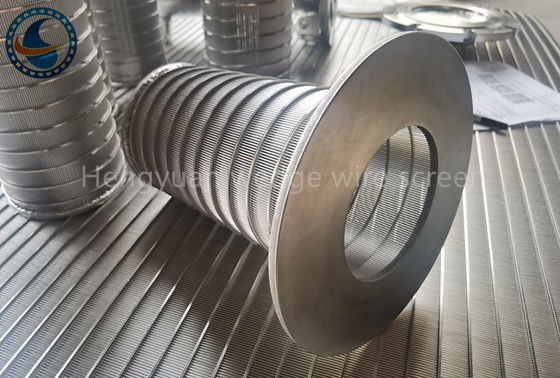 Edelstahl 180mm Dia Wedge Wire Mesh Screen für automatische Abwasser-Filter
