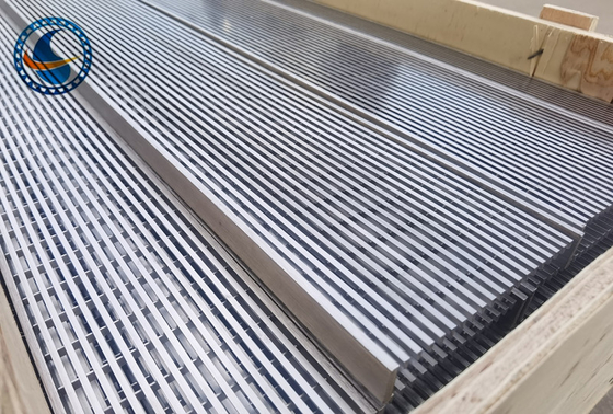 Gerader kratzender Schlitz des Keil-Draht-Schirm-Platten-Edelstahl-316l 3mm