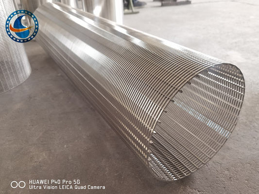 Ununterbrochener Schlitz-Keil-Draht-Schirm-Edelstahl-hohes offenes Gebiet