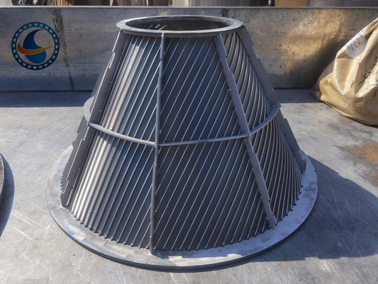 Edelstahl 304 Wickeldraht Siebkorb für industrielle Filtration