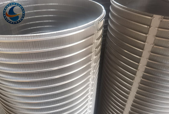Hohe Festigkeit ID 200mm Vee Wire Mesh erreichen optimale Screening-Leistung