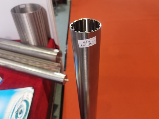 Rein rundes 80 Mikron-Weggdrahtschirmrohr für mechanische Filtrationsgeräte