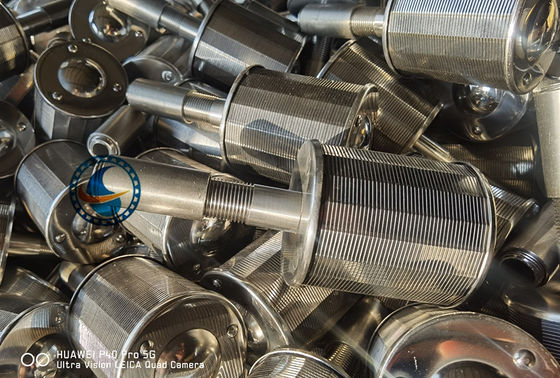 SS316L OD 70mm Keildraht-Bildschirmdüsen für Harzfilter