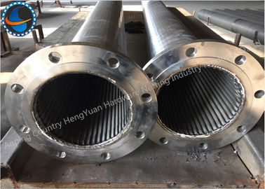 Beständige einfache Reinigung Wasser-Filtrations-Johnson Wedge Wire Screens Abrasions