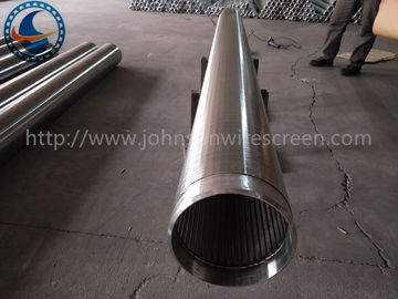 Korrosionsbeständigkeit Johnson Stainless Steel Well Screens für Kohle/Bergwerk