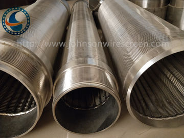 Volle geschweißte einfache Struktur Johnson Wedge Wire Screens Large-offenen Gebiets