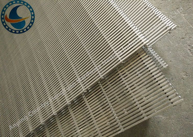 Flache Johnson Type Wedge Wire Screen-Platten für das Wasser, das Ausrüstung behandelt