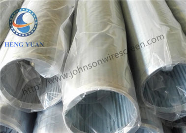 Kohlenstoffarmes galvanisiertes Stahlzertifikat Johnson Vee Wire Screen Withs ISO9000