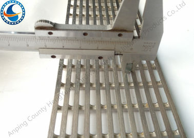 Täfelt flacher Keil-Draht-Schirm des Edelstahl-304 Antischlitz der korrosions-0.2mm