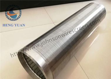Länge 5.8M Stainless Steel Vee Well Casing Pipe Wire schweißte gut Pumpen-Schirm