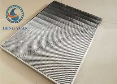 Vee Wedge Wire Mesh Grids-Platte, Schlitz-Größe des Edelstahl-Sieb-Schirm-0.7mm