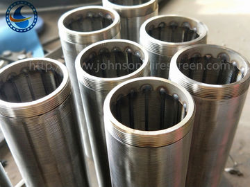 Keil-Draht-Schirm des Edelstahl-304 mit M60×1.5MM-Mann verlegte