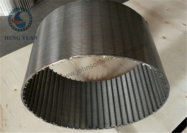 Hoher v-förmiger 0.25mm Schlitz der Filtrations-SS 304 Johnson Wire Screen