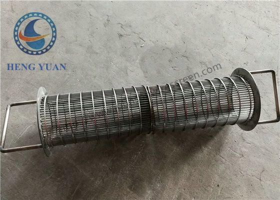 Edelstahl-Berufsdrehrückseite backen Erröten Johnson Slot Screen Drum