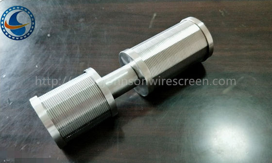 SS Johnson Wedge Wire Screen Nozzle fertigen für Schlitz-Größe des Kunden-0.05-1mm besonders an