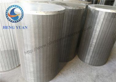 Wells-V-Form Grundwasser 304 SS Johnson Wedge Wire Screen für Trommelfilter