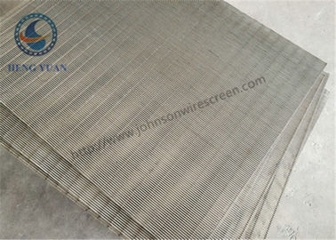 SS 205/304/316/zwängen das Draht-Mesh For-Filter-Sieb, das 0.5mm Schlitz-Größe aussortiert