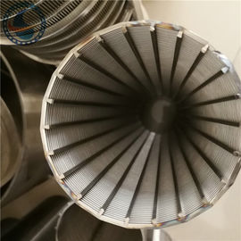 V-förmiger Schlitz Johnson Screen Pipe For Screening des Draht-0.75mm