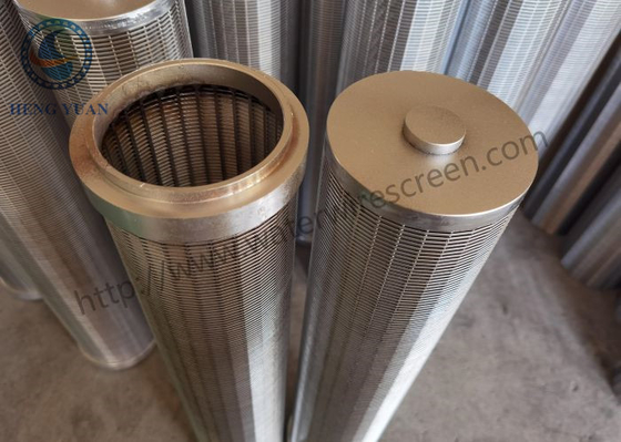 Harz-Fänger wickelte Johnson Wire Screen Tube Stainless Stahl-316l für Harz-Filter ein