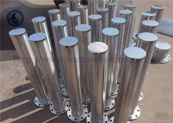 Flansch-Kerzenständer-Filter Johnson Wire Screen Stainless Steel 304