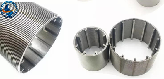 Profil-Keil-Filter SS 316l Johnson Vee Wire Screen Slot 20um