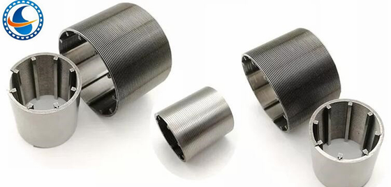 Durchmesser Johnson Continuous Slot Wedge Wire-Mesh Profile Screen Stainless Steel 63mm