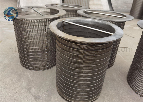 321 Edelstahl Johnson V Wire Screen Schweißzylinder für Filter