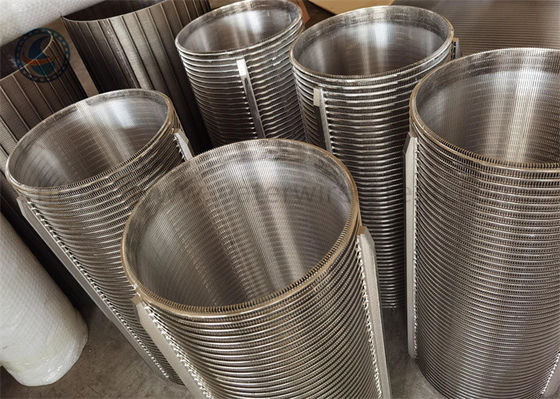 Rückspülfiltertrommel Johnson Wire Screen Slot Cylinder 316l